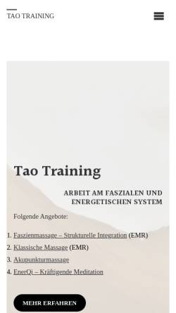Vorschau der mobilen Webseite www.qi-massage.de, Praxis für Körperarbeit - Peter Holthausen