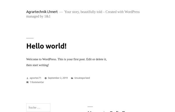 Vorschau von www.agrartechnik-loehnert.de, Agrartechnik Löhnert e.K.