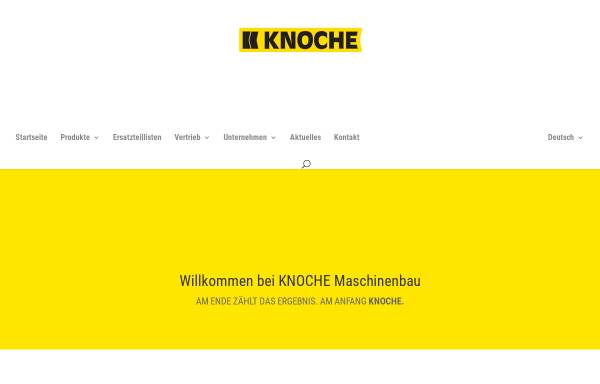 Vorschau von www.knoche-maschinenbau.de, Knoche Maschinenbau GmbH