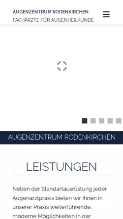 Vorschau der mobilen Webseite www.augenzentrum-rodenkirchen.de, Krott, Dr. med. Ralf