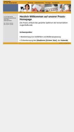 Vorschau der mobilen Webseite www.augenarzt-meckenheim.de, Spinelli, Dr. med. Birgit