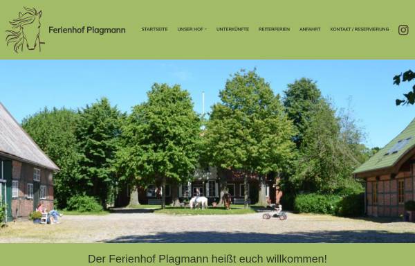 Vorschau von www.ferienhof-plagmann.de, Ponyhof Plagmann