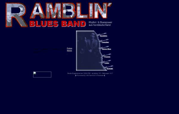 Vorschau von www.ramblinbluesband.de, Ramblin' Blues Band