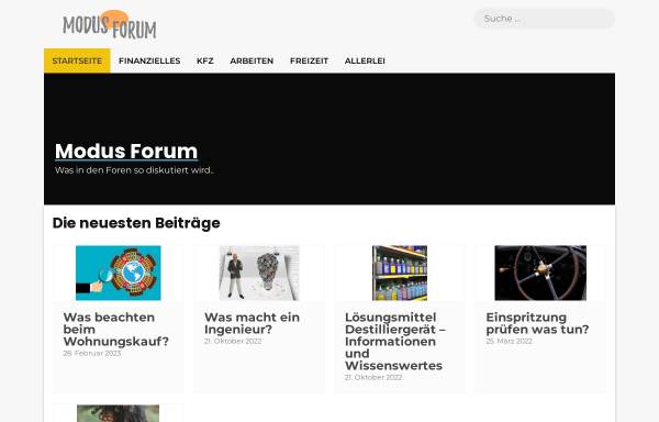 Vorschau von www.modus-forum.de, Modus Forum