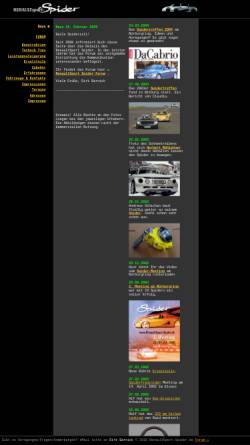 Vorschau der mobilen Webseite www.renaultsport-spider.de, Renault Sport-Spider