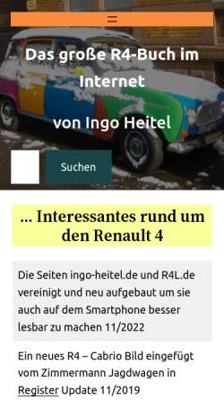 Vorschau der mobilen Webseite www.ingo-heitel.de, Ingo-Heitel.de