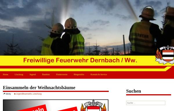Vorschau von feuerwehr-dernbach.org, Freiwillige Feuerwehr Dernbach