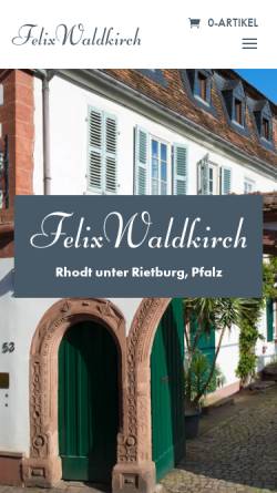 Vorschau der mobilen Webseite www.weingut-waldkirch.de, Weingut Felix Waldkirch