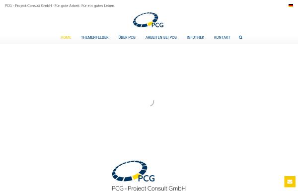 Vorschau von pcg-projectconsult.de, PCG Project Consult GmbH - Prof. Dr. Kost & Collegen