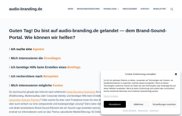 Studentenprojekt Audio-branding.de
