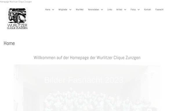Vorschau von www.wurlitzer-clique.ch, Wurlitzer-Clique Zunzgen