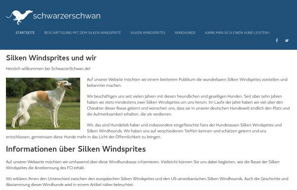 Vorschau von www.schwarzerschwan.de, Vom schwarzen Schwan