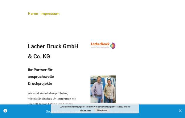 Vorschau von www.lacher-druck.de, Lacher Druck