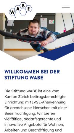 Vorschau der mobilen Webseite www.wabe.ch, Wabe