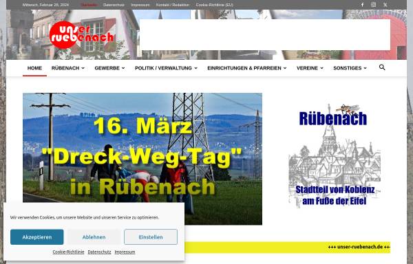 Vorschau von www.unser-ruebenach.de, Rübenach