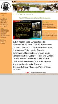 Vorschau der mobilen Webseite www.eurasier.de, Barbaras Eurasier und Samojeden