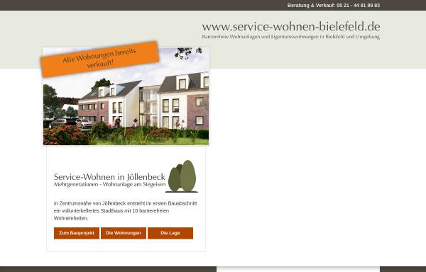 Vorschau von www.service-wohnen-bielefeld.de, Service-Wohnen, Mario Herbst