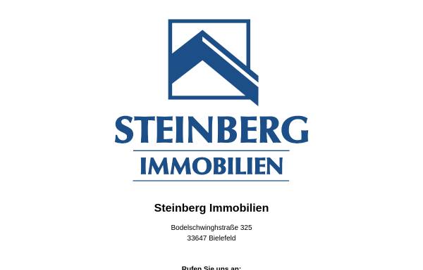 Vorschau von www.steinberg-immobilien.de, Steinberg Immobilien