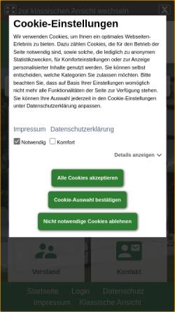 Vorschau der mobilen Webseite www.schuetzenvereinoberschledorn.de, St. Antonius Schützenbruderschaft Oberschledorn
