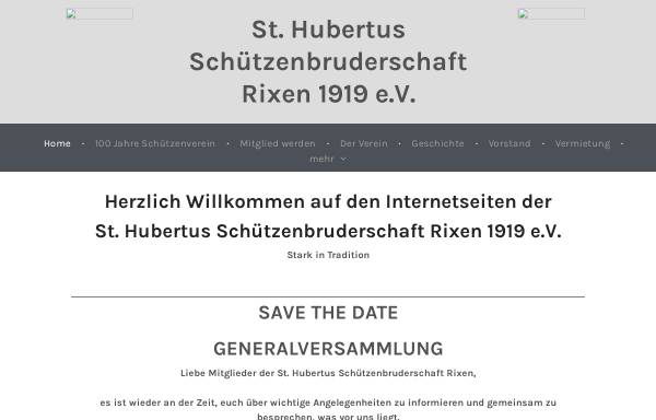 Vorschau von www.hubertus-rixen.de, St. Hubertus Rixen 1919 e.V.