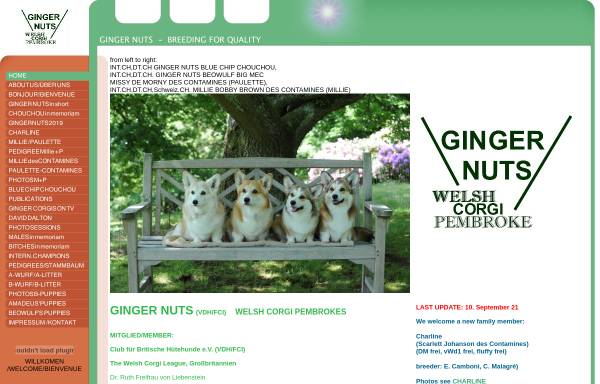 Vorschau von www.gingernuts.de, Ginger Nuts *Pembroke*