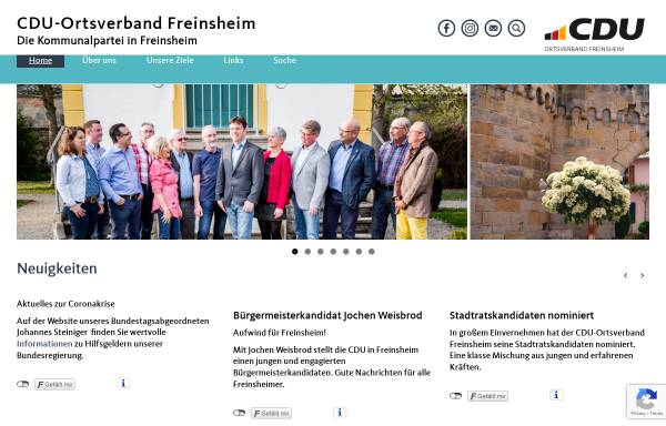 Vorschau von www.cdu-freinsheim.de, CDU Ortsverband Freinsheim