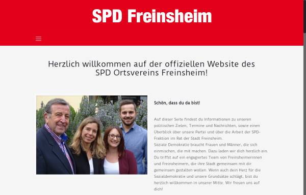 Vorschau von www.spdfreinsheim.de, SPD Ortsverein Freinsheim