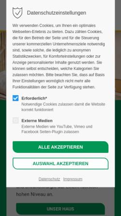 Vorschau der mobilen Webseite www.collm-klinik-oschatz.de, Collm Klinik Oschatz