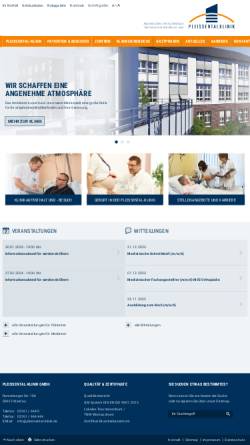 Vorschau der mobilen Webseite www.pleissental-klinik.de, Pleißental-Klinik GmbH