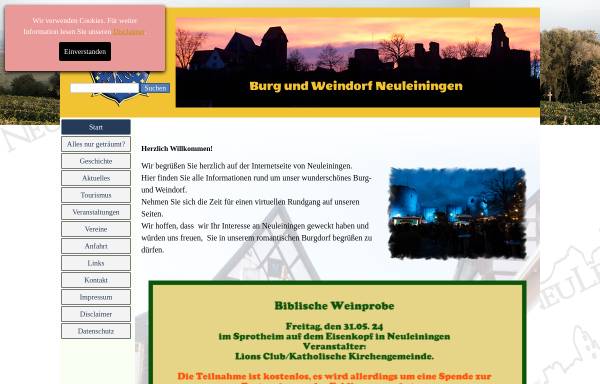 Vorschau von www.neuleiningen.de, Neuleiningen
