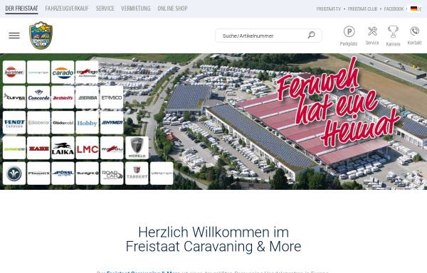 Vorschau von www.derfreistaat.de, Der Freistaat - Caravaning and More