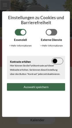 Vorschau der mobilen Webseite www.grosserlach.de, Gemeinde Großerlach