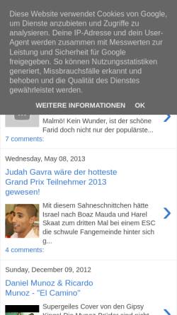 Vorschau der mobilen Webseite schwul-und-liberal.blogspot.com, Schwul-und-liberal