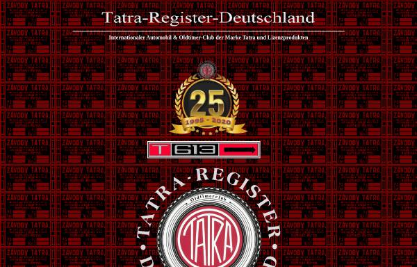 Vorschau von www.tatra-register.de, Tatra-Register Deutschland