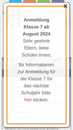 Vorschau der mobilen Webseite fritz-karsen-schule.de, Fritz-Karsen-Schule