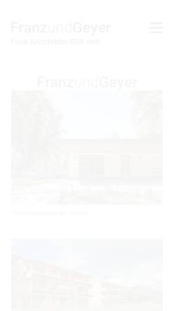Vorschau der mobilen Webseite franzundgeyer.de, Franz und Geyer