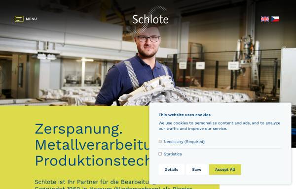 Vorschau von www.schlote-gmbh.de, Schlote GmbH