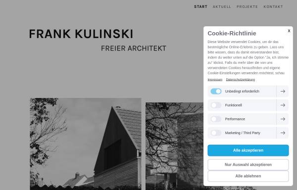 Vorschau von www.architekt-freiburg.de, Kulinski, Frank