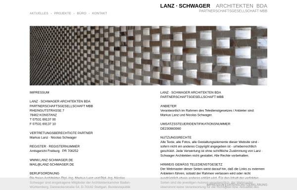 Vorschau von www.lanz-schwager.de, Lanz, Markus; Schwager, Nicolas