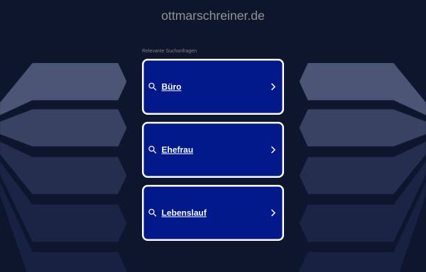 Vorschau von www.ottmarschreiner.de, Schreiner, Ottmar (MdB)