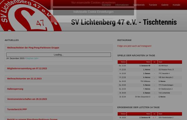 Vorschau von www.lichtenberg47-tt.de, SV Lichtenberg 47 Abteilung Tischtennis