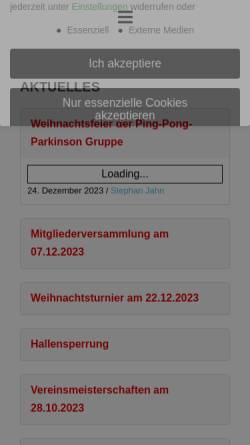 Vorschau der mobilen Webseite www.lichtenberg47-tt.de, SV Lichtenberg 47 Abteilung Tischtennis