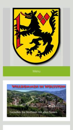Vorschau der mobilen Webseite wolfstein.de, Wolfstein/Pfalz