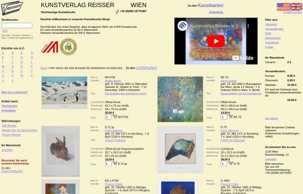 Vorschau von reisserbilder.at, Kunstverlag M.u.D. Reisser KG