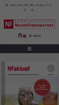 Vorschau der mobilen Webseite www.von-recklinghausen.org, Deutsches Neurofibromatose-Portal