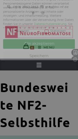 Vorschau der mobilen Webseite www.nf2.de, NF2 Selbsthifegruppe