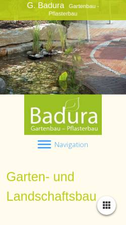 Vorschau der mobilen Webseite www.g-badura.de, Gerhard Badura