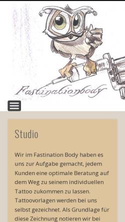 Vorschau der mobilen Webseite www.fastinationbody.de, Fastination Body, Siegi Gastl