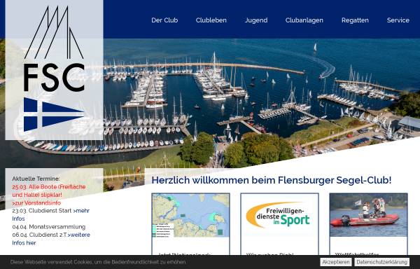 Vorschau von www.fsc.de, Flensburger Segel-Club