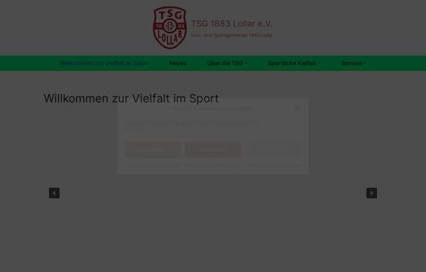 Vorschau von www.tsg-lollar.de, Turn- und Sportgemeinde 1883 Lollar e.V. (TSG)